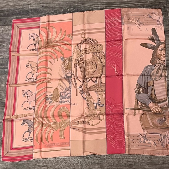 Hermes Accessories - Hermes Dye Dip Scarf Authentic